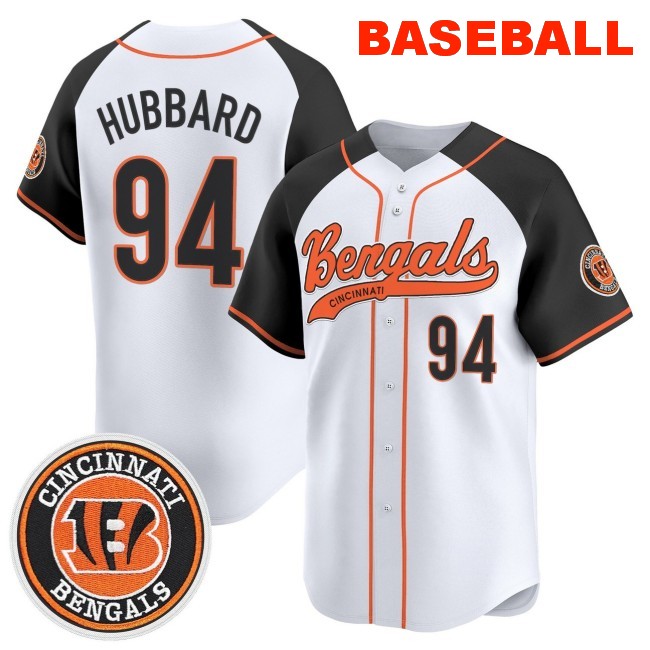 Men's Cincinnati Bengals #94 Sam Hubbard 2025 Nike Vapor Limited Stitched Baseball Jersey Alternate