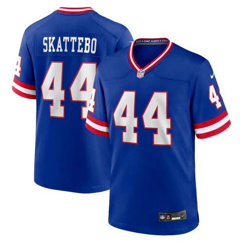 Men's New York Giants #44 Cam Skattebo Nike Royal Alternate 2 Legacy Stitched Vapor Limited Jersey