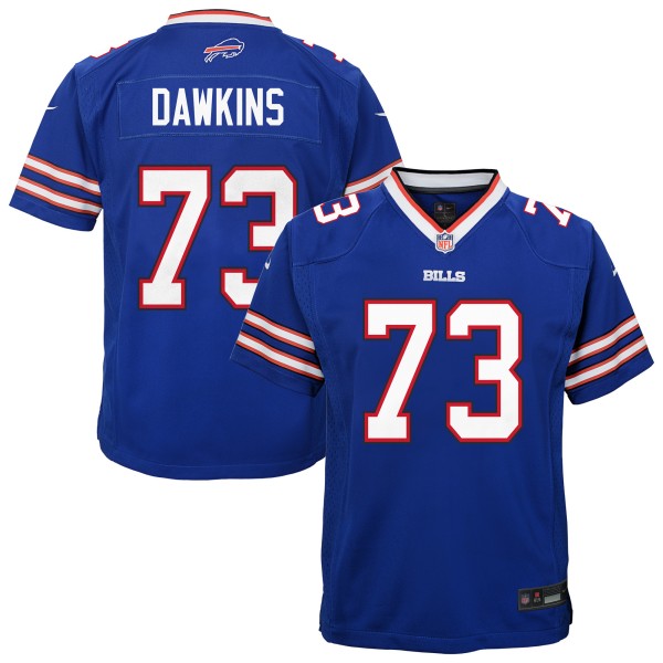 Youth Buffalo Bills #73 Dion Dawkins Nike Royal Team Stitched Game Jersey