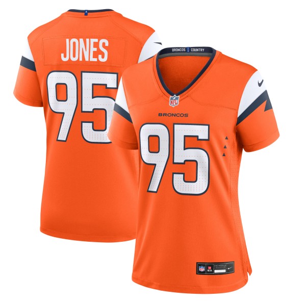 Women's Denver Broncos #95 Sai'vion Jones Nike Orange Team Stitched Game Jersey