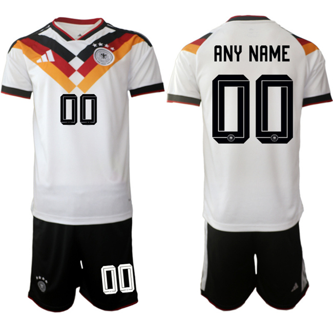Men's Germany Custom White 2025 26 Home Soccer Jersey Suit
