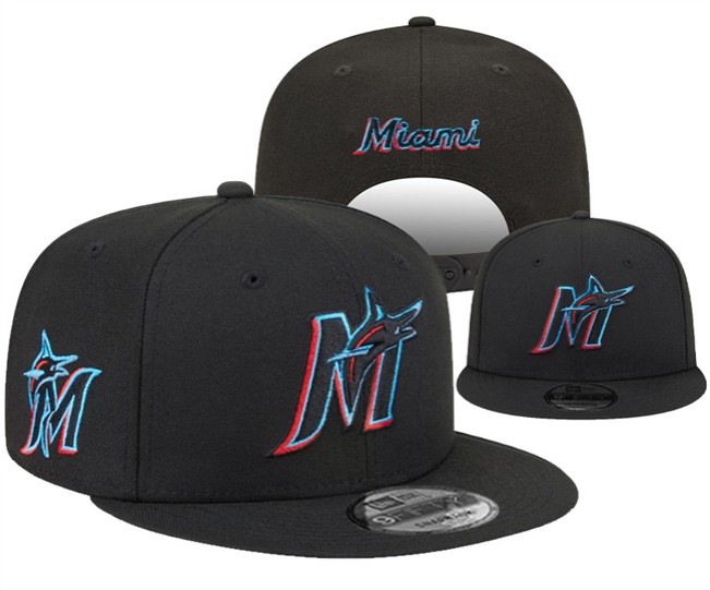 Miami Marlins 2025 Stitched Snapback Hats 009