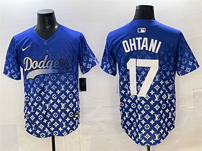 Youth Los Angeles Dodgers #17 Shohei Ohtani Blue Limited Stitched Baseball Jersey