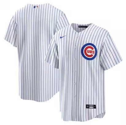 Big Size 4XL-8XL Men's Chicago Cubs Nike Home Replica Stitched Jersey - White