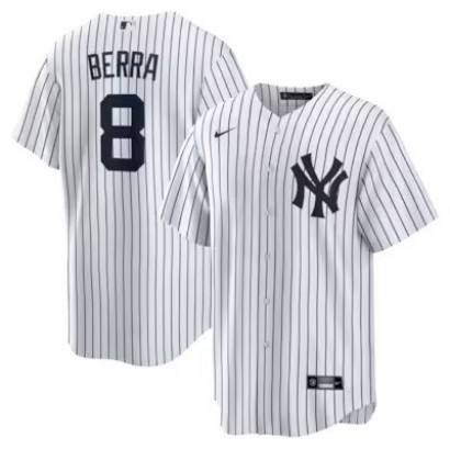 Men's & Women's & Youth New York Yankees #8 Yogi Berra White Nike Home Retired Player Replica Stitched Jersey