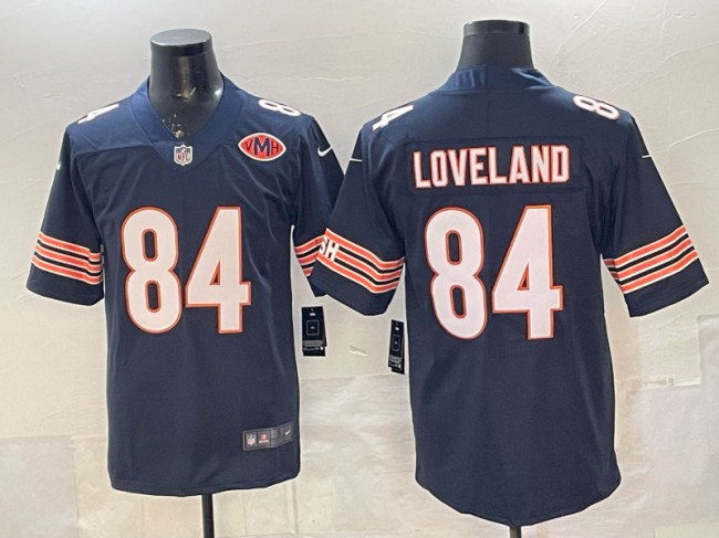 Men's Chicago Bears #84 Colston Loveland Navy VMH Vapor Untouchable Stitched Football Jersey