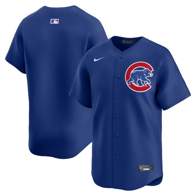 Men's & Women's & Youth Chicago Cubs Blank Royal Nike Alternate Limited Jersey
