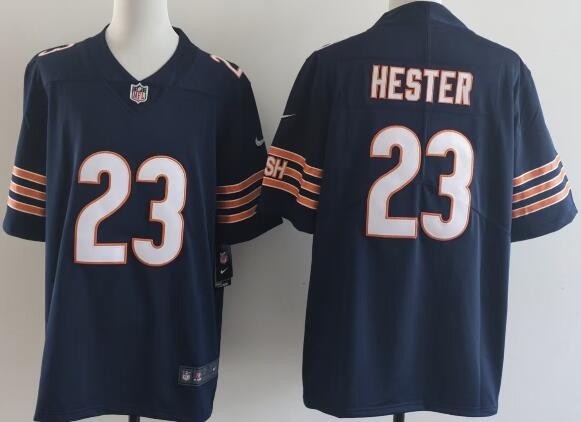 Men's Chicago Bears #23 Devin Hester Navy Vapor Limited Stitched Jersey
