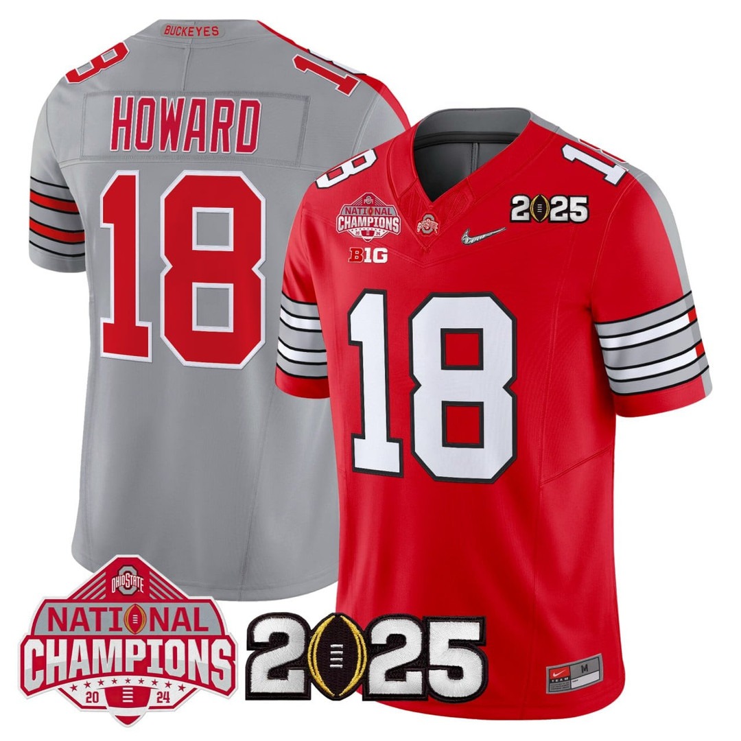Men's & Women's & Youth Ohio State Buckeyes #18 Will Howard F.U.S.E. Split Stitched Jersey