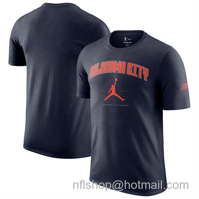 Men's Oklahoma City Thunder Navy Essential Cities T-Shirt