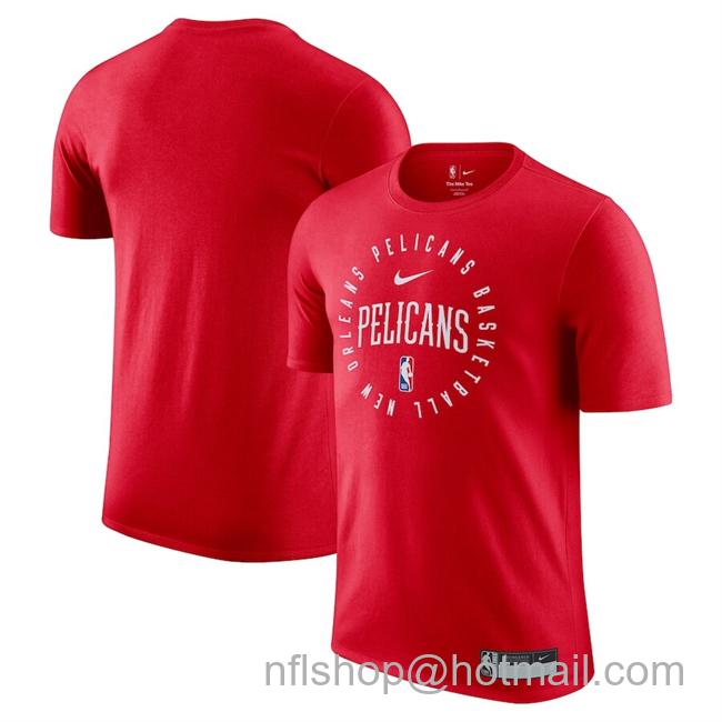 Men's New Orleans Pelicans Red 2024-25 Legend On-Court Practice Performance T-Shirt