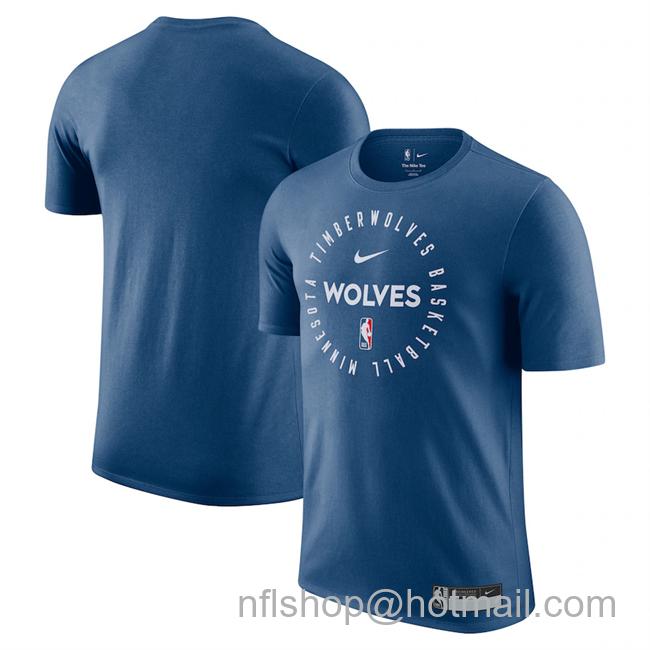 Men's Minnesota Timberwolves Blue 2024-25 Legend On-Court Practice Performance T-Shirt