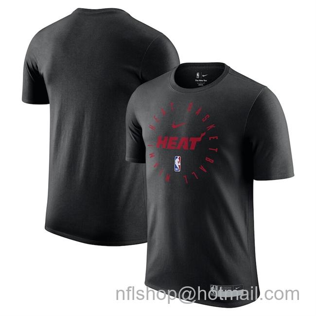 Men's Miami Heat Black 2024-25 Legend On-Court Practice Performance T-Shirt
