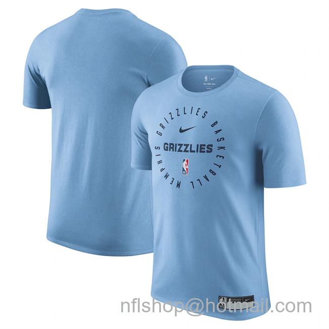 Men's Memphis Grizzlies Light Blue 2024-25 Legend On-Court Practice Performance T-Shirt
