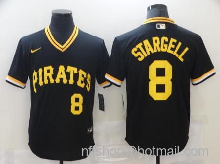 Men's Pittsburgh Pirates Active Player Custom Black Stitched Baseball Jersey
