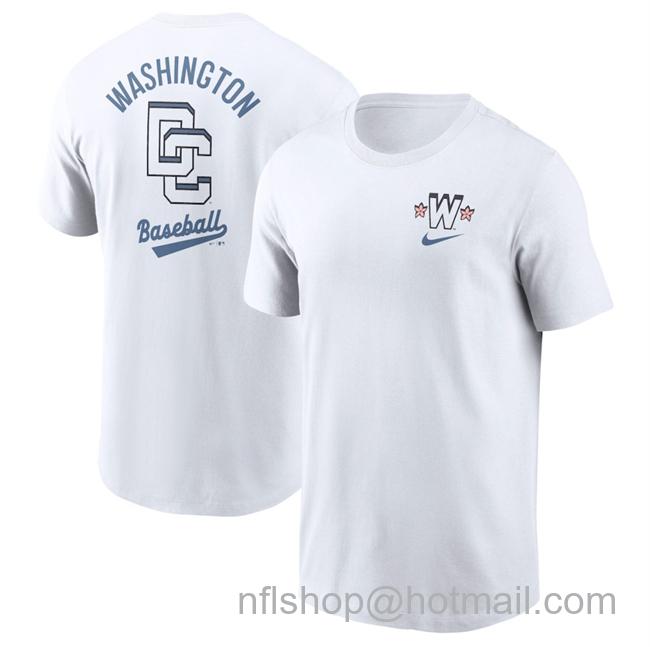 Men's Washington Nationals White 2025 City Connect T-Shirt