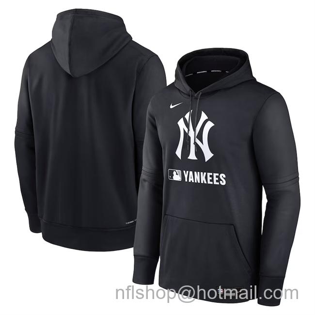 Men's New York Yankees Navy Collection Performance Pullover Hoodie