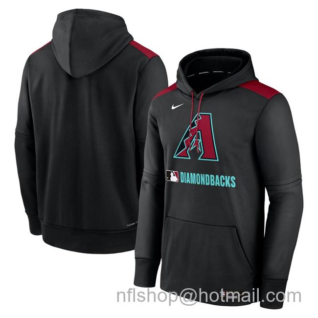 Men's Arizona Diamondbacks Black Collection Performance Pullover Hoodie