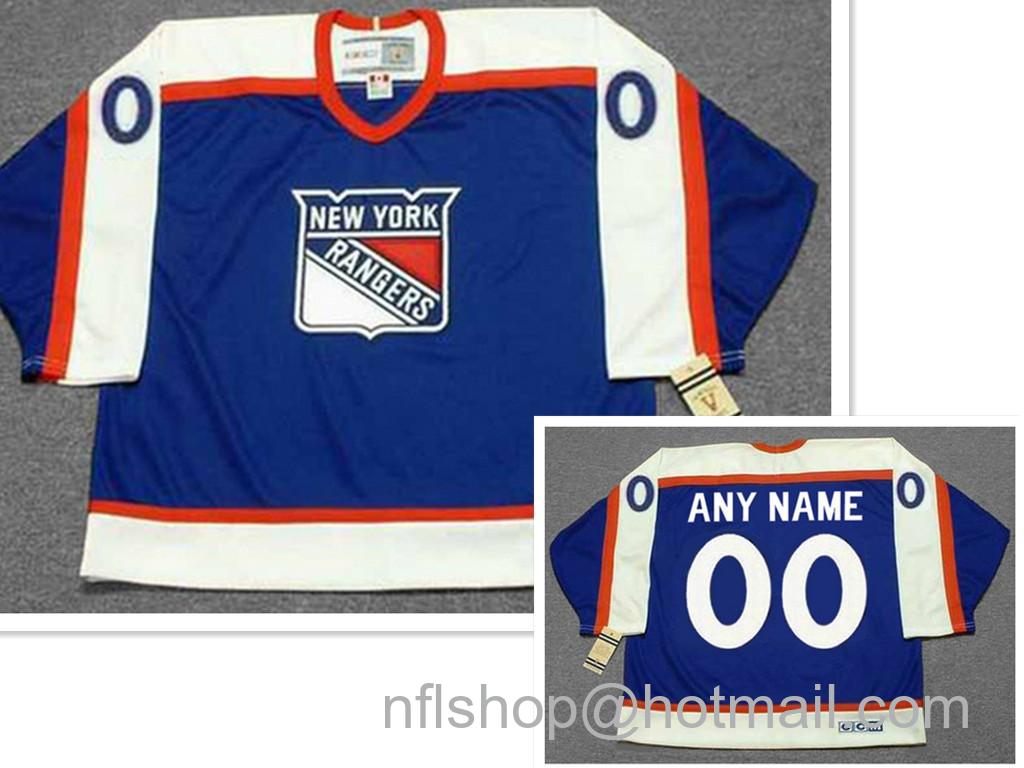 Men's NEW YORK RANGERS 1970's Away CCM Throwback Jersey