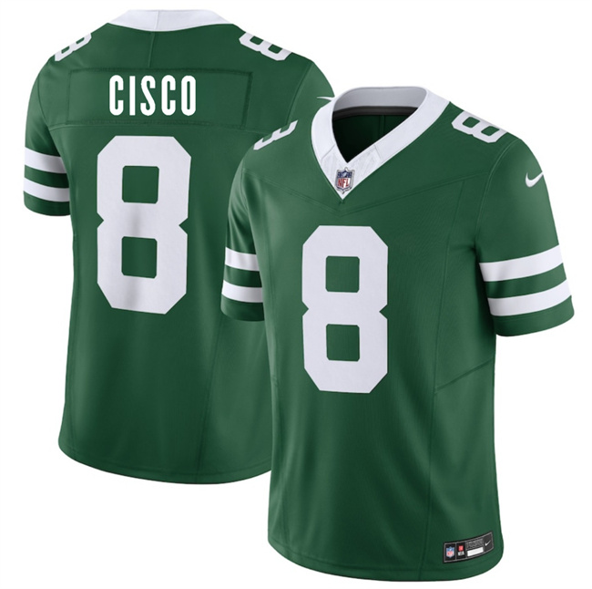 Men's New York Jets #8 Andre Cisco Green 2025 F.U.S.E. Vapor Limited Stitched Jersey