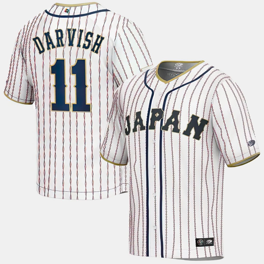 Yu Darvish #11 Japan Baseball 2023 World Baseball Classic Jersey – White