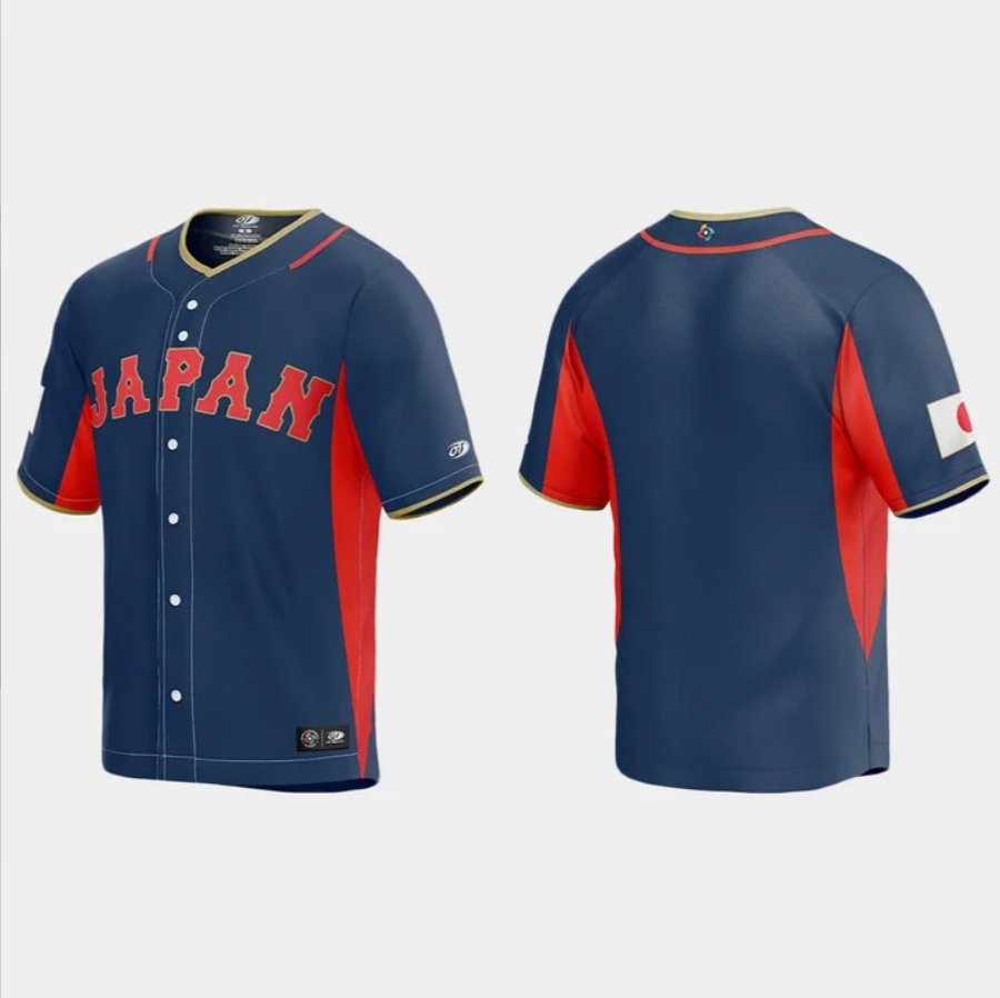 Japan Baseball Team 2023 World Baseball Classic Jersey – Navy