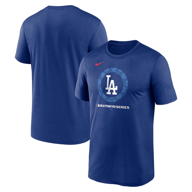 Men's Los Angeles Dodgers Nike Royal 2025 Tokyo Series T-Shirt