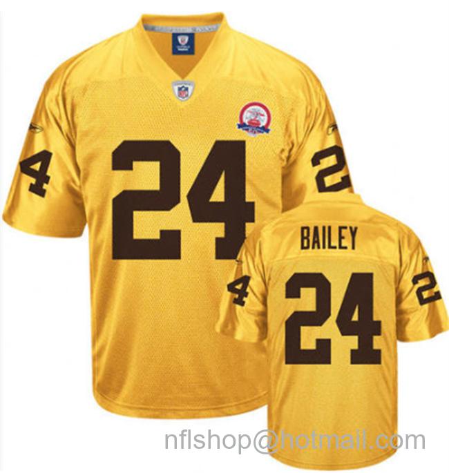 Men's Denver Broncos ACTIVE PLAYER Custom Gold AFC 50th Anniversary Stitched Football Jersey