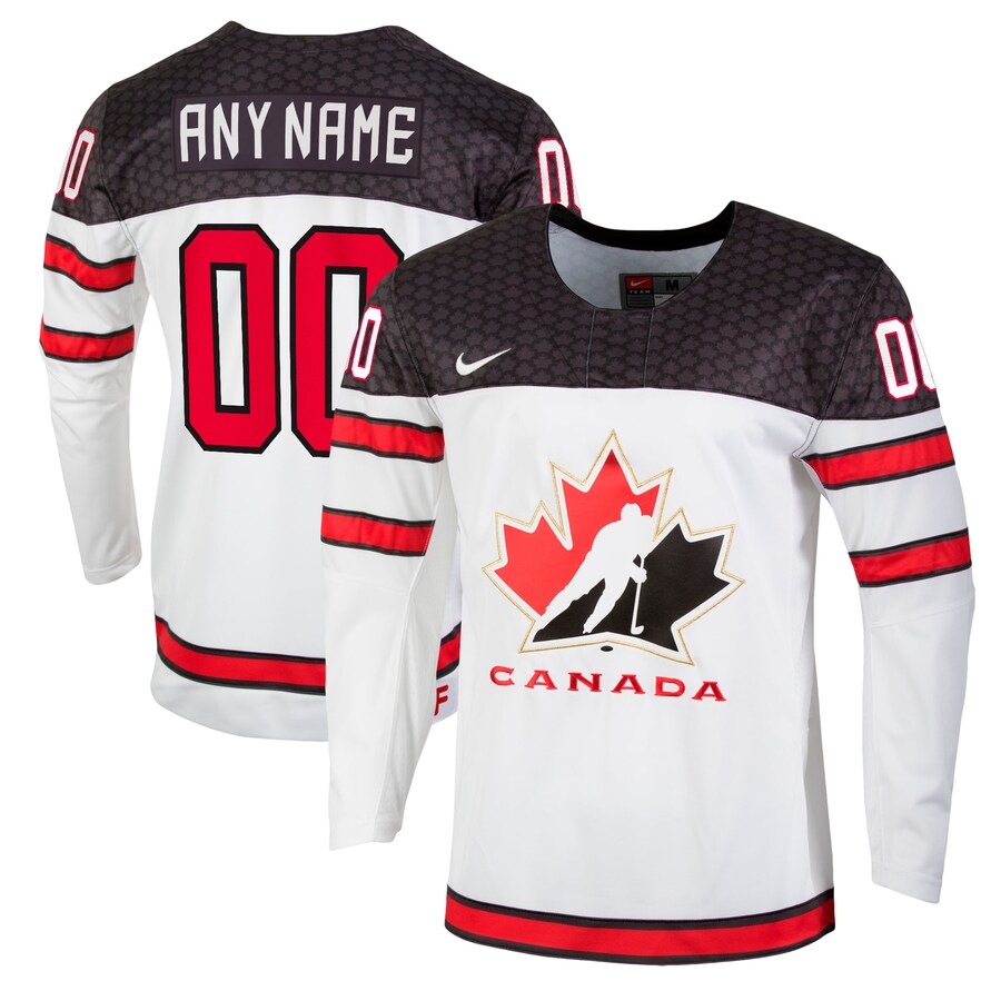 Nike White Hockey Canada - Custom Replica Jersey