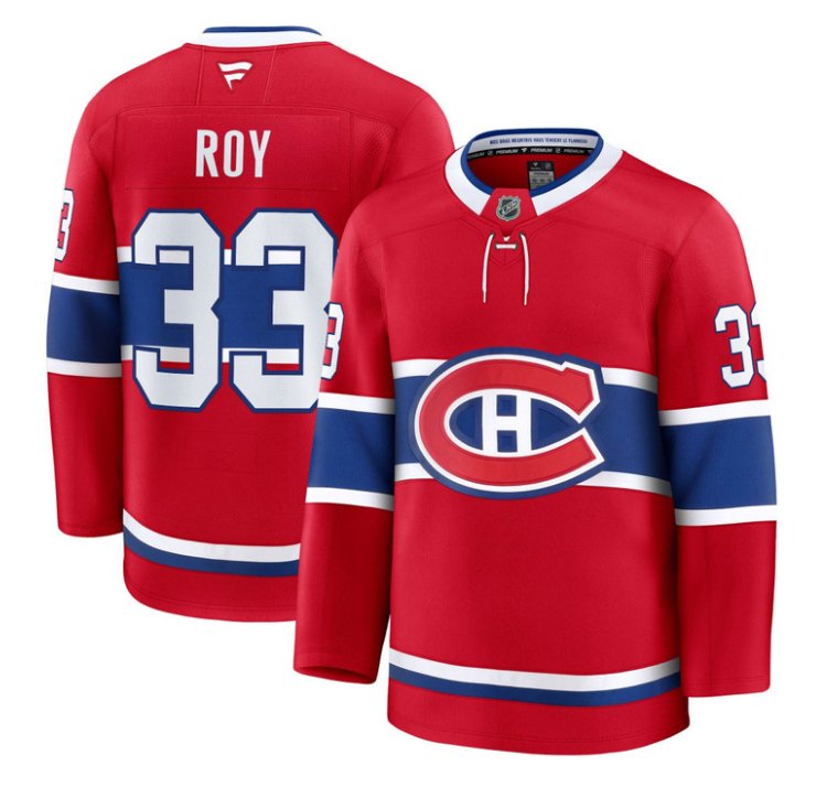 Men's Patrick Roy Jersey #33 Montreal Canadiens Timeless Premium Stitched 2025 Home