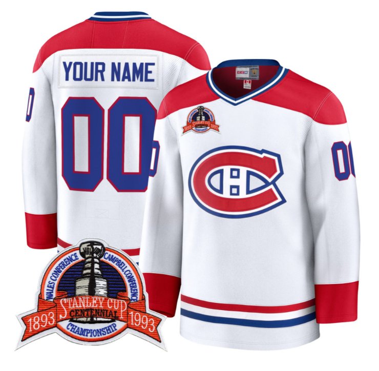 Custom Montreal Canadiens Jersey Name, Number Timeless Premium Stitched 1993 Final