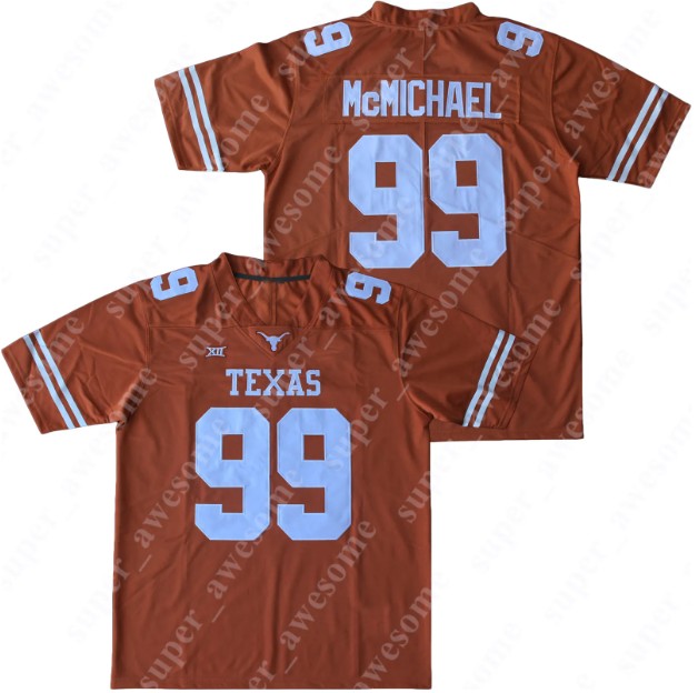 Men's Texas Longhorns #99 Steve McMichael Nike Orange Limited Jersey