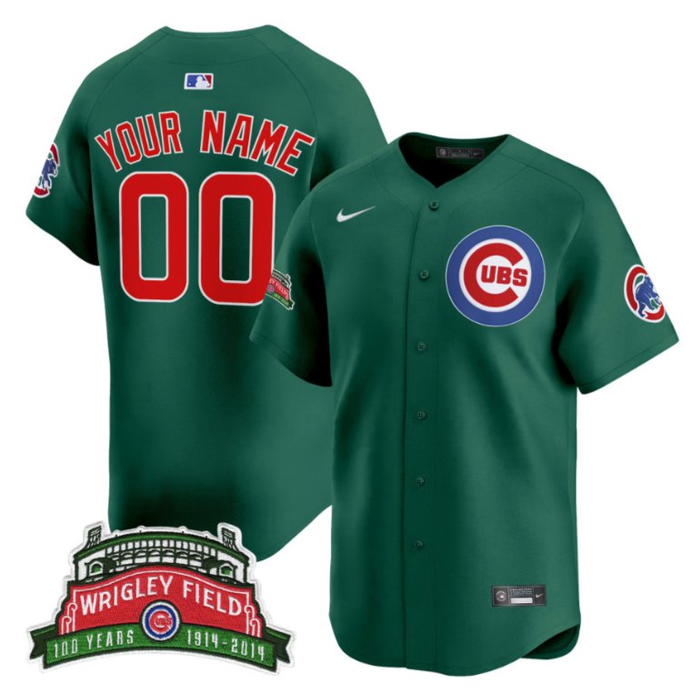 Custom Chicago Cubs Jersey Wrigley Field Style Vapor Premier Limited All Stitched