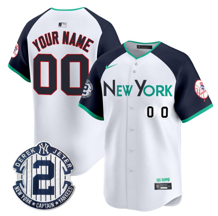 Custom New York Yankees Jersey City Connect Vapor Premier Limited Stitched Alternate