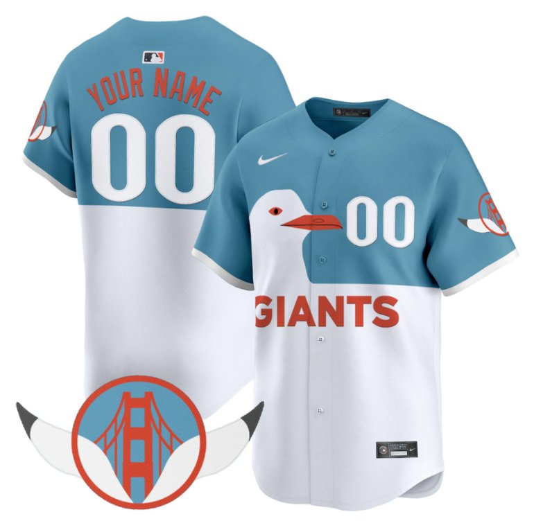 Custom San Francisco Giants Jersey Seagull 2025 Vapor Premier Limited Stitched