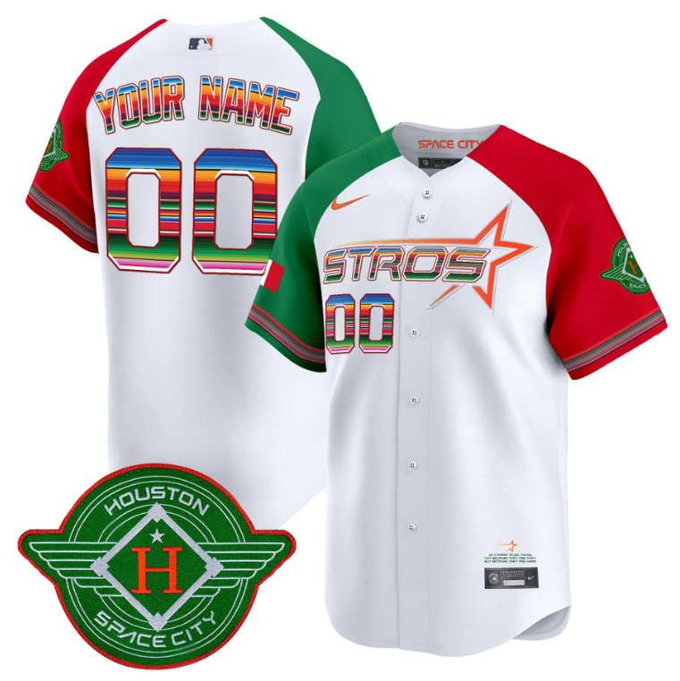 Custom Astros Jersey 2025 City Connect Mexico Vapor Premier Limited All Stitched Alternate