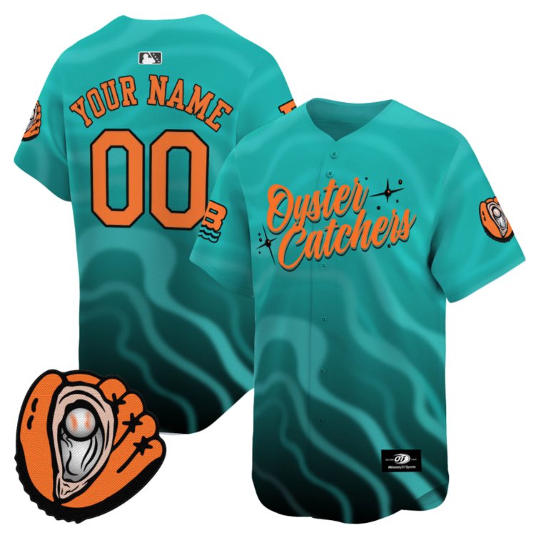 Custom Chesapeake Baysox Oyster Catchers Jersey Name, Number Vapor Premier Limited Stitched