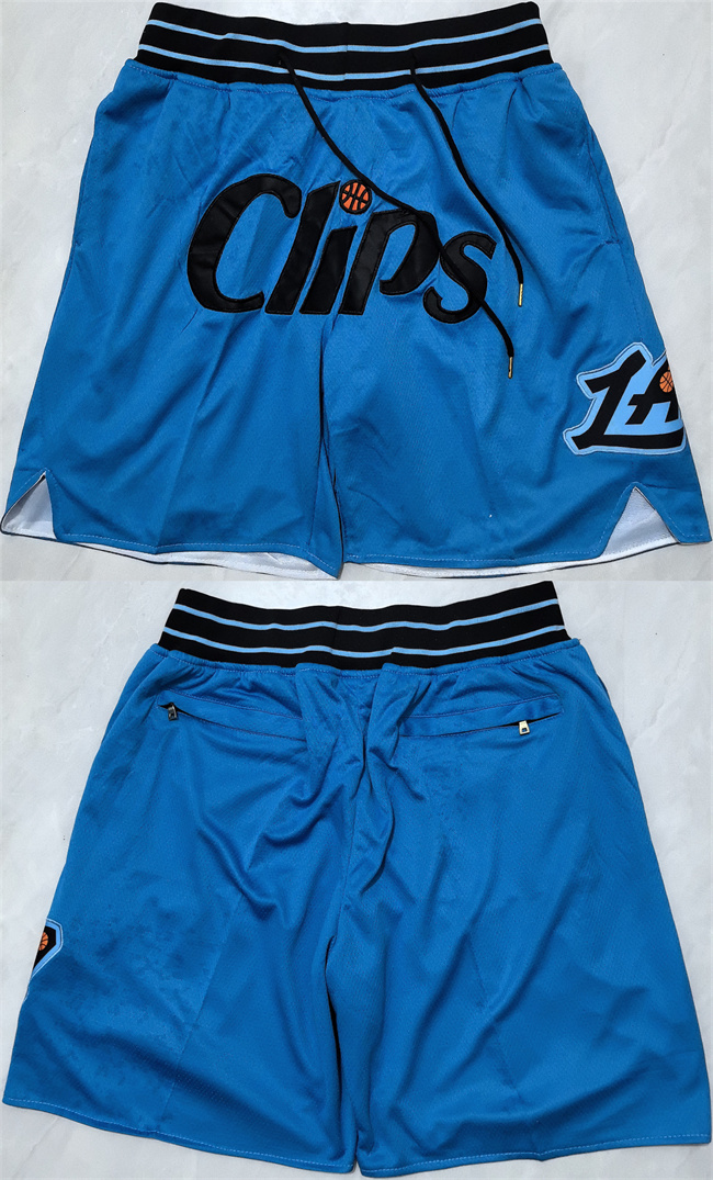 Men's Los Angeles Clippers Blue NBA Shorts
