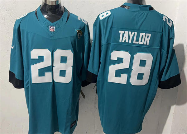Men's Jacksonville Jaguars #28 Fred Taylor Nike Teal Alternate F.U.S.E. Limited Jersey