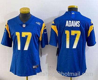 Youth Los Angeles Rams #17 Davante Adams Blue Vapor Untouchable Stitched Football Jersey