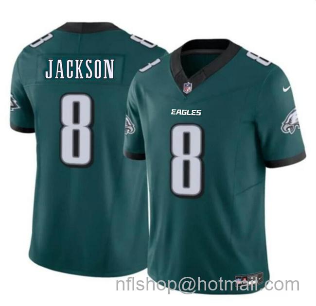 Men's Philadelphia Eagles #8 Adoree' Jackson Green 2025 New F.U.S.E. Vapor Untouchable Limited Stitched Football Jersey