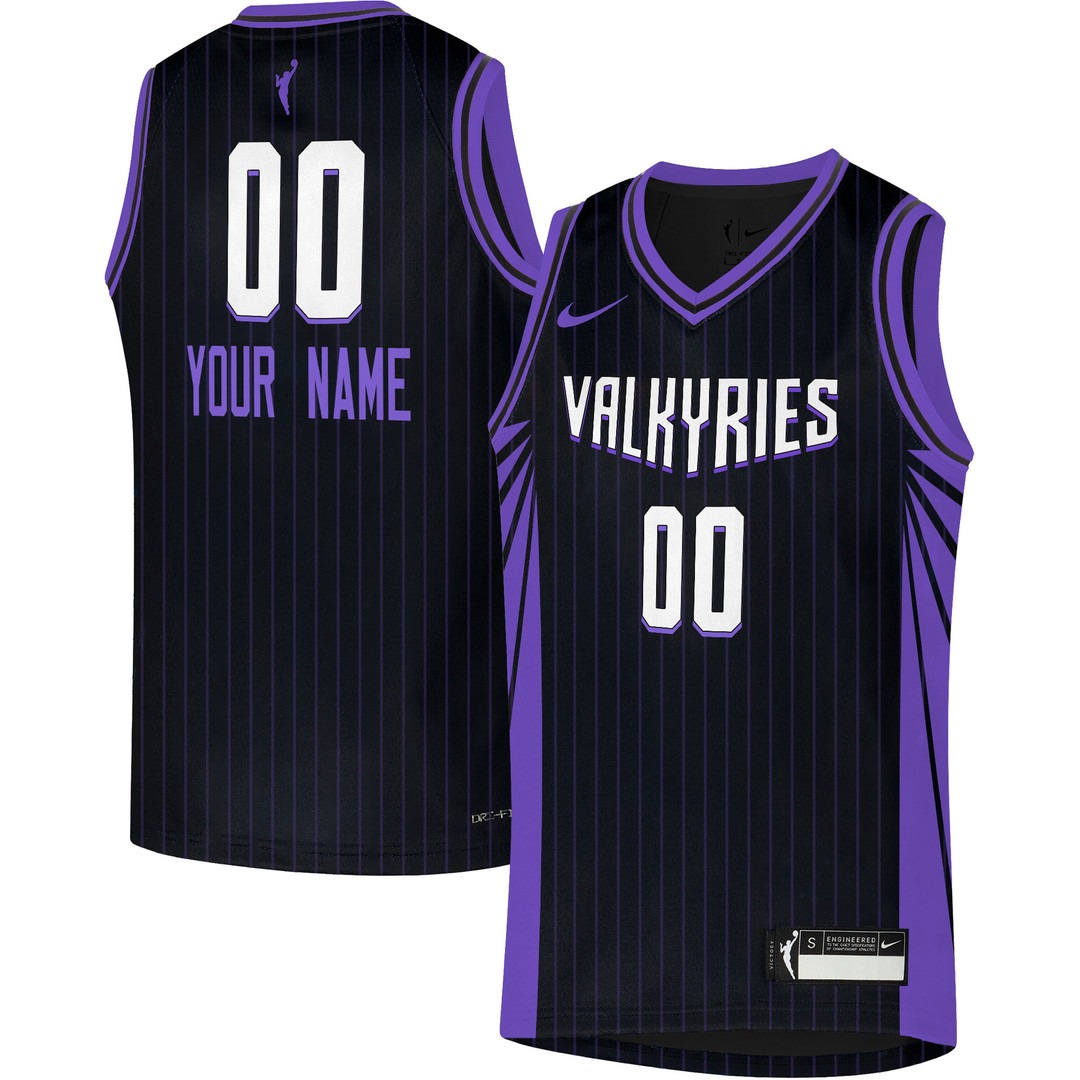 Golden State Valkyries 2025 Explorer Edition Victory Custom Jersey Black - All Stitched