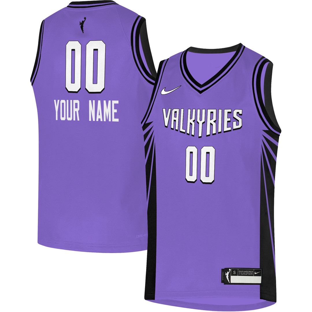 Golden State Valkyries 2025 Explorer Edition Victory Custom Jersey Violet - All Stitched