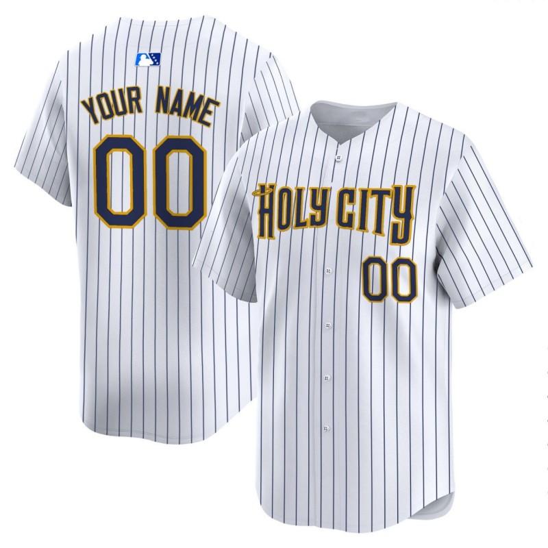 Charleston RiverDogs Holy City White Limited Custom MiLB Jersey - All Stitched