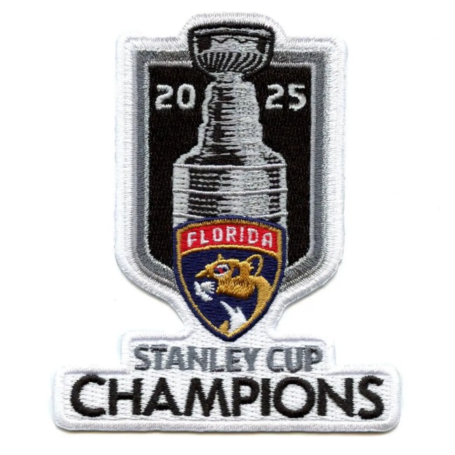 2025 Stanley Cup Final Champions Florida Panthers Jersey Patch