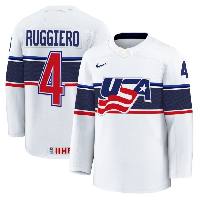 Men's Size 2025 USA Women’s Hockey #4 Angela Ruggiero Jersey - All Stitched