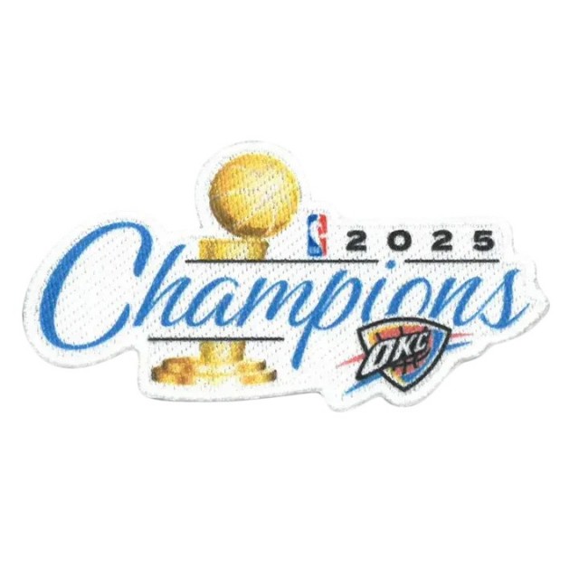 2025 NBA Finals Champions Oklahoma City Thunder Patch