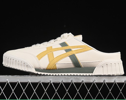 Women's Onitsuka Tiger Mexico 66 Cream Green Gold 1183B771-703 Sneaker