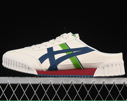 Women's Onitsuka Tiger Mexico 66 Cream Green Blue 1183C012-106 Sneaker