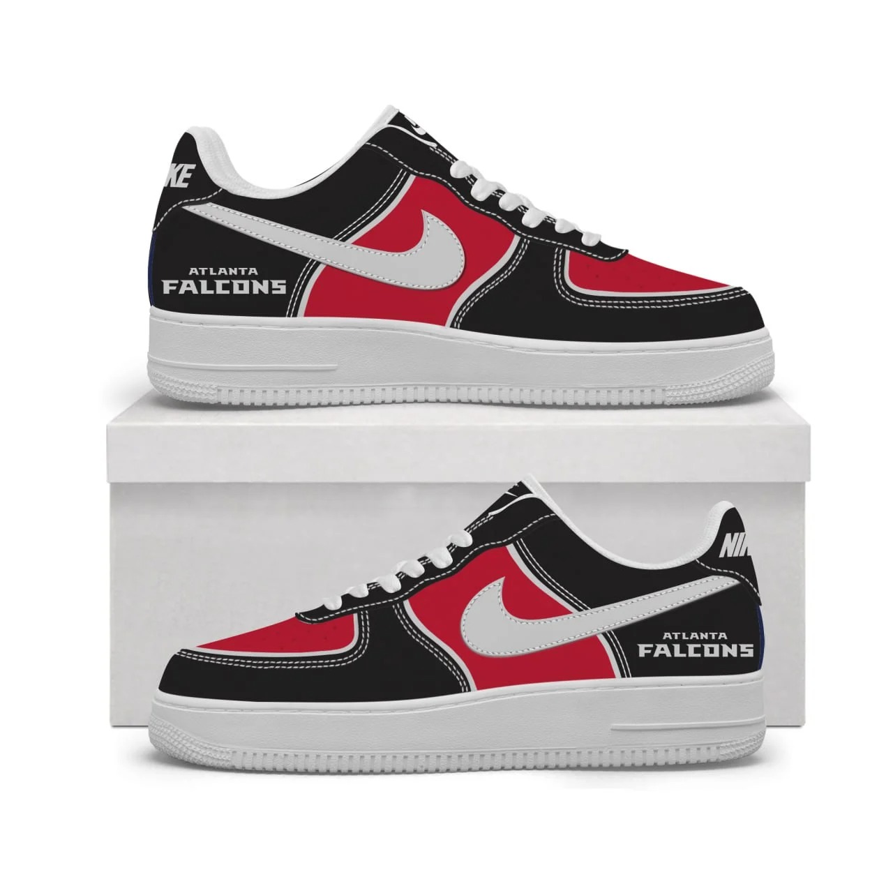 Atlanta Falcons Black & Red - Shoes